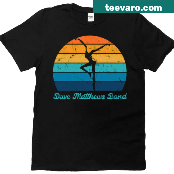 Vintage distressed T-shirt featuring Dave Matthews Band design