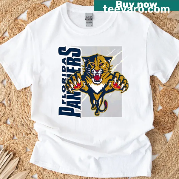 Florida Panthers logo printed T-shirt for NHL fans