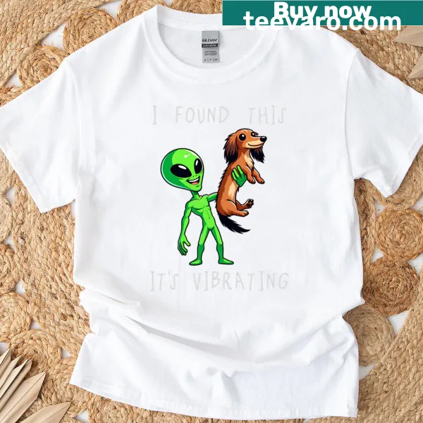 Illustrated longhaired dachshund with humorous text