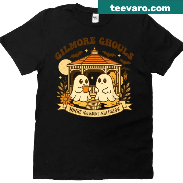 Halloween-themed T-shirt with playful graphics and clever phrase