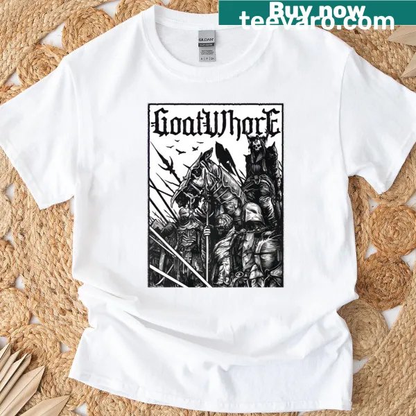 Bold typography graphic for Goatwhore band merchandise