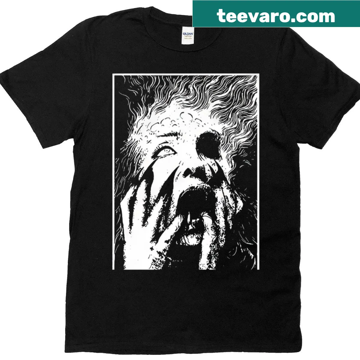 Goatwhore band logo T-shirt for heavy metal fans — on a men's t-shirt