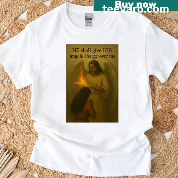 Christian t-shirt with inspirational biblical phrase