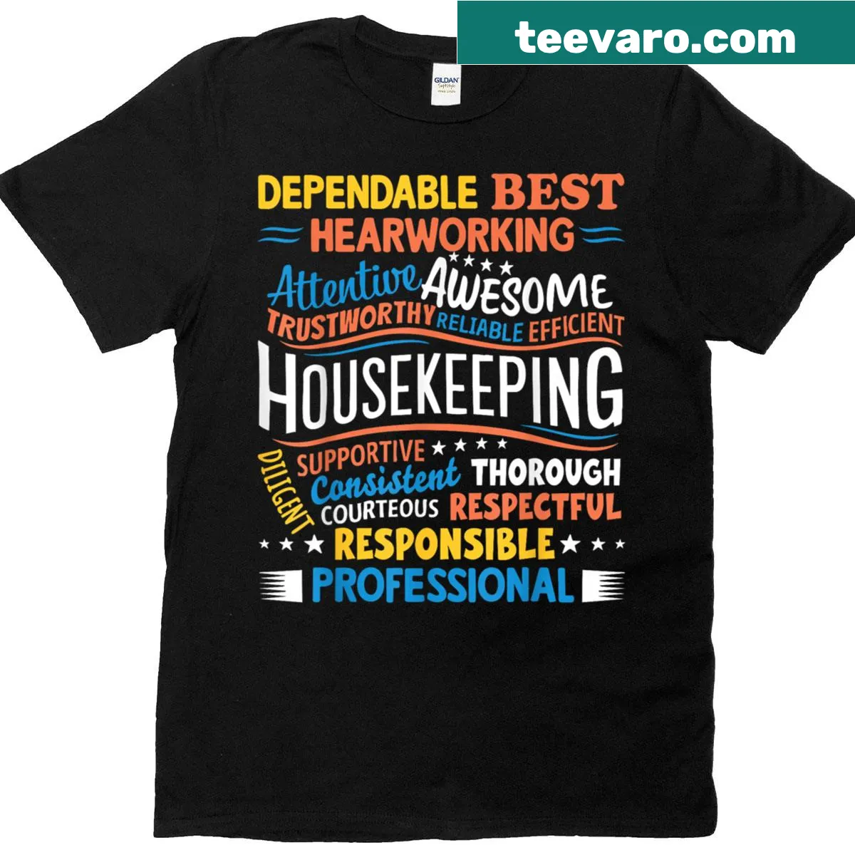 Housekeeping appreciation t-shirt for Environmental Services Week — on a men's t-shirt