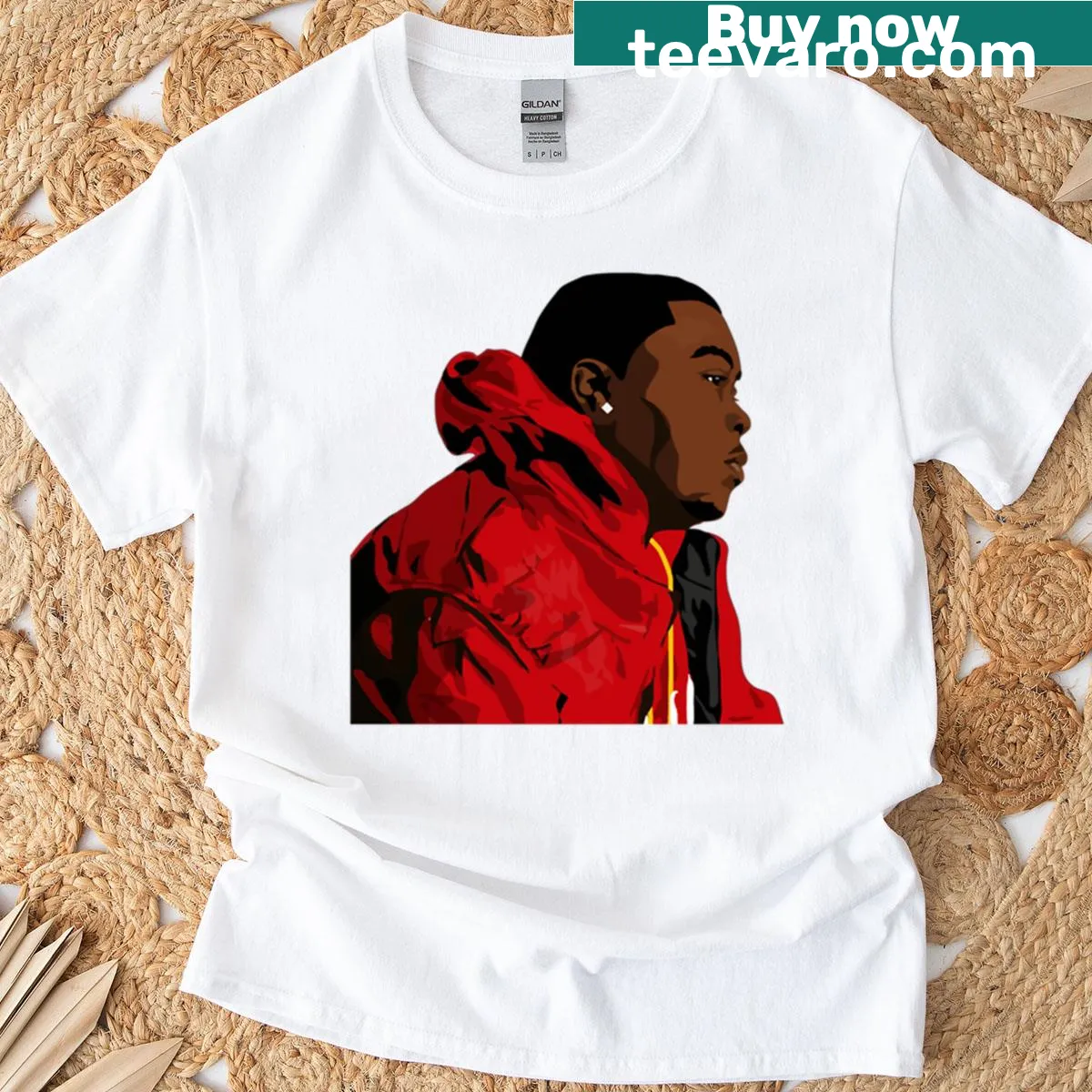 Graphic tee featuring J Stalin in a playful design — on a men's t-shirt