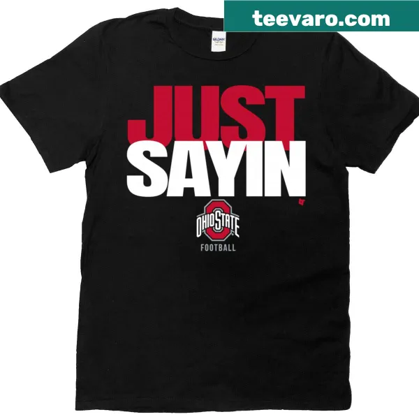 Ohio State football t-shirt with bold support text