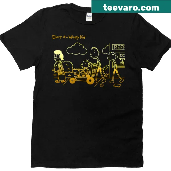 Funny kids t-shirt featuring cartoon movie logo and meme graphics