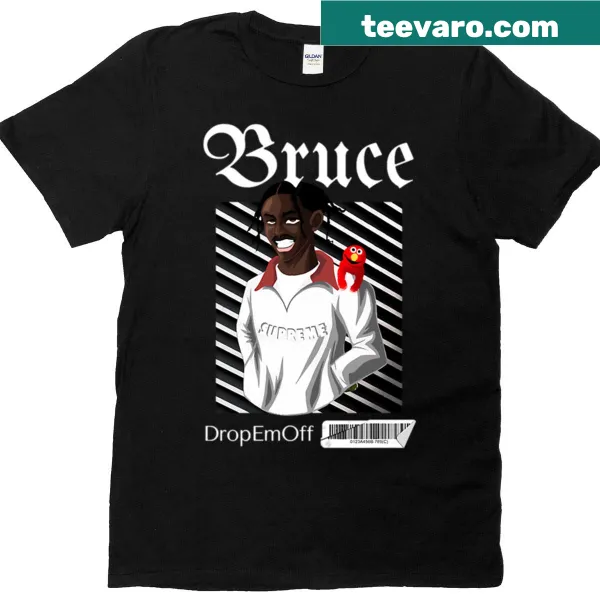 Stylish t-shirt featuring the name of rapper Lucki in a unique design