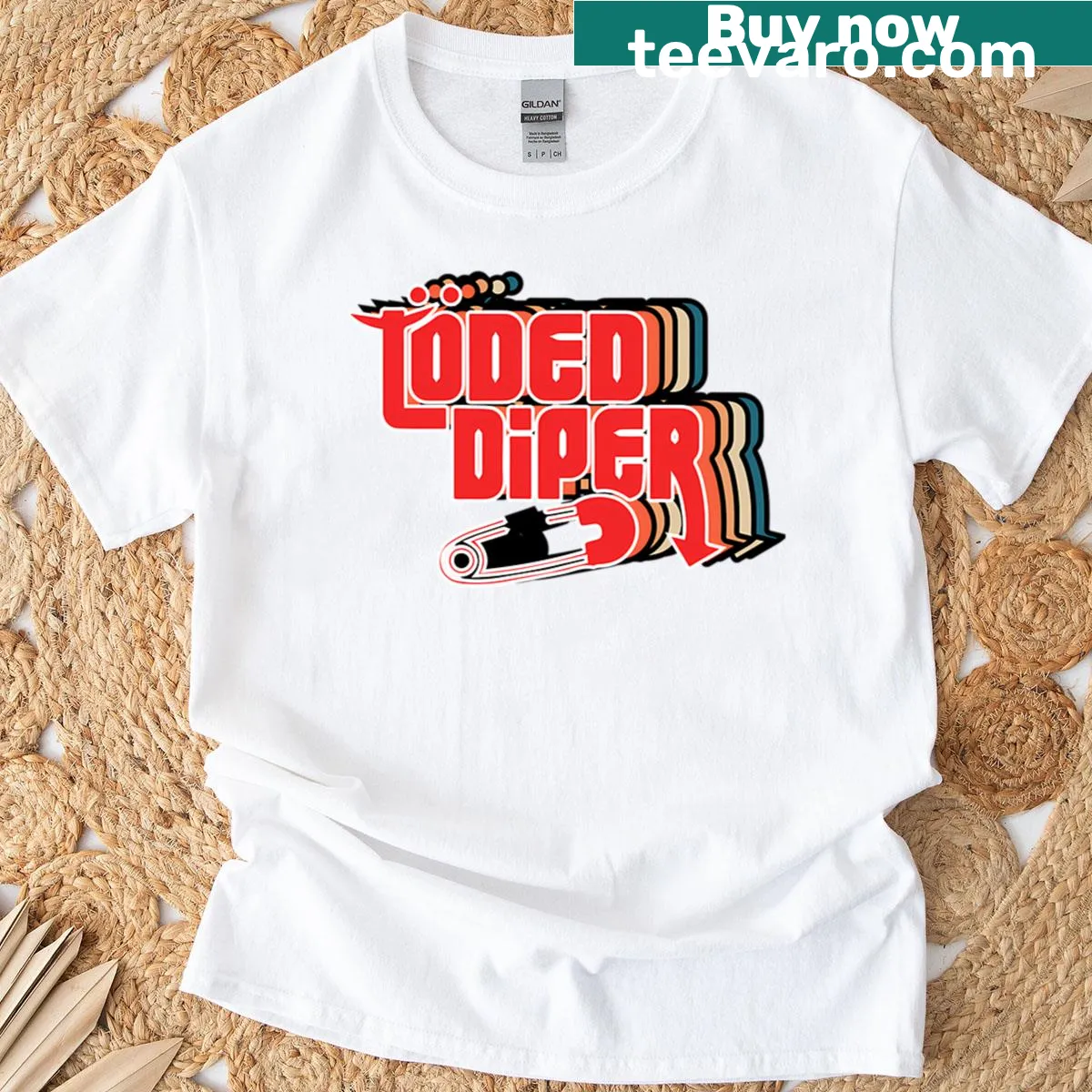 Vintage kids t-shirt with playful movie, music, and book graphics — on a men's t-shirt