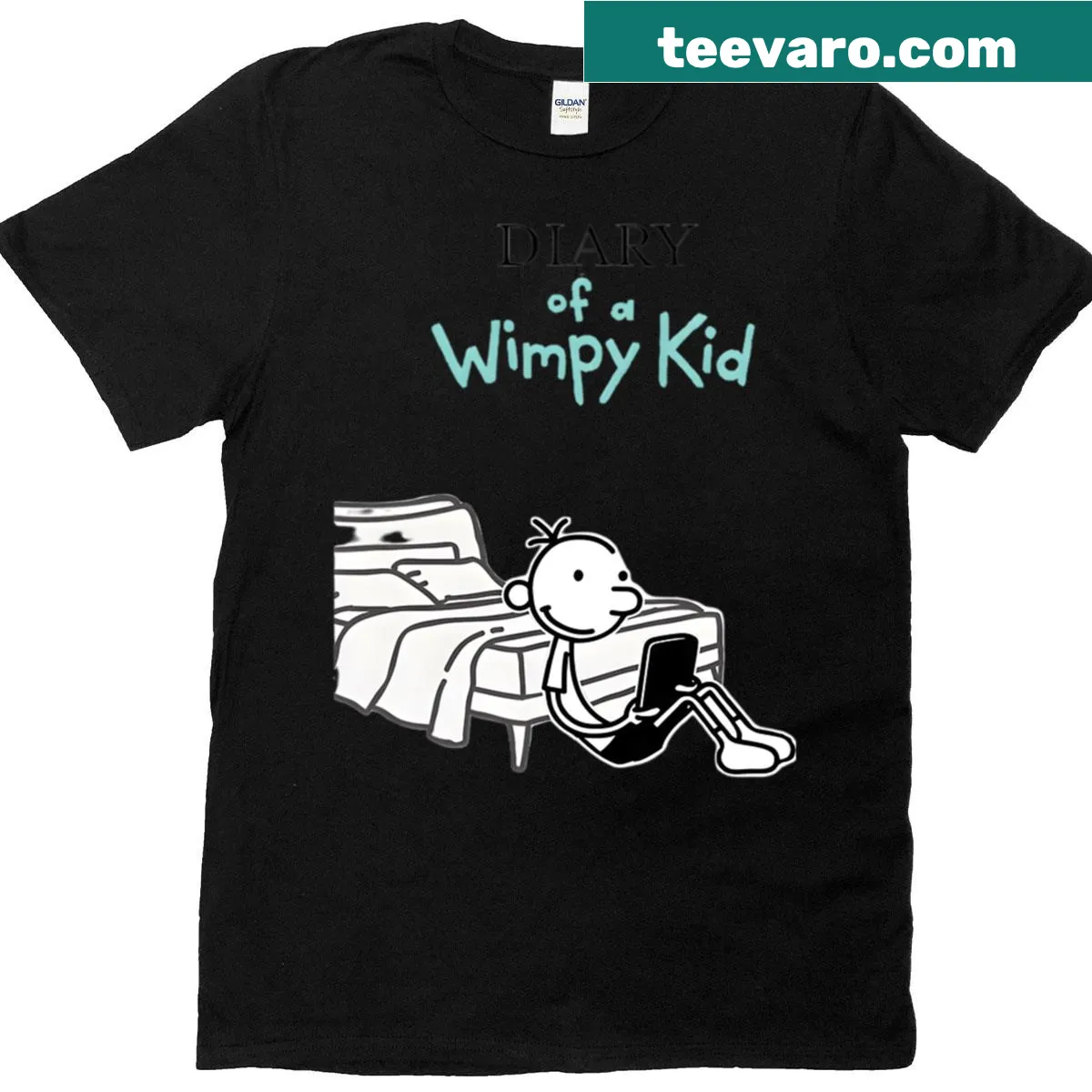 Humorous T-shirt with movie meme logo for kids — on a men's t-shirt