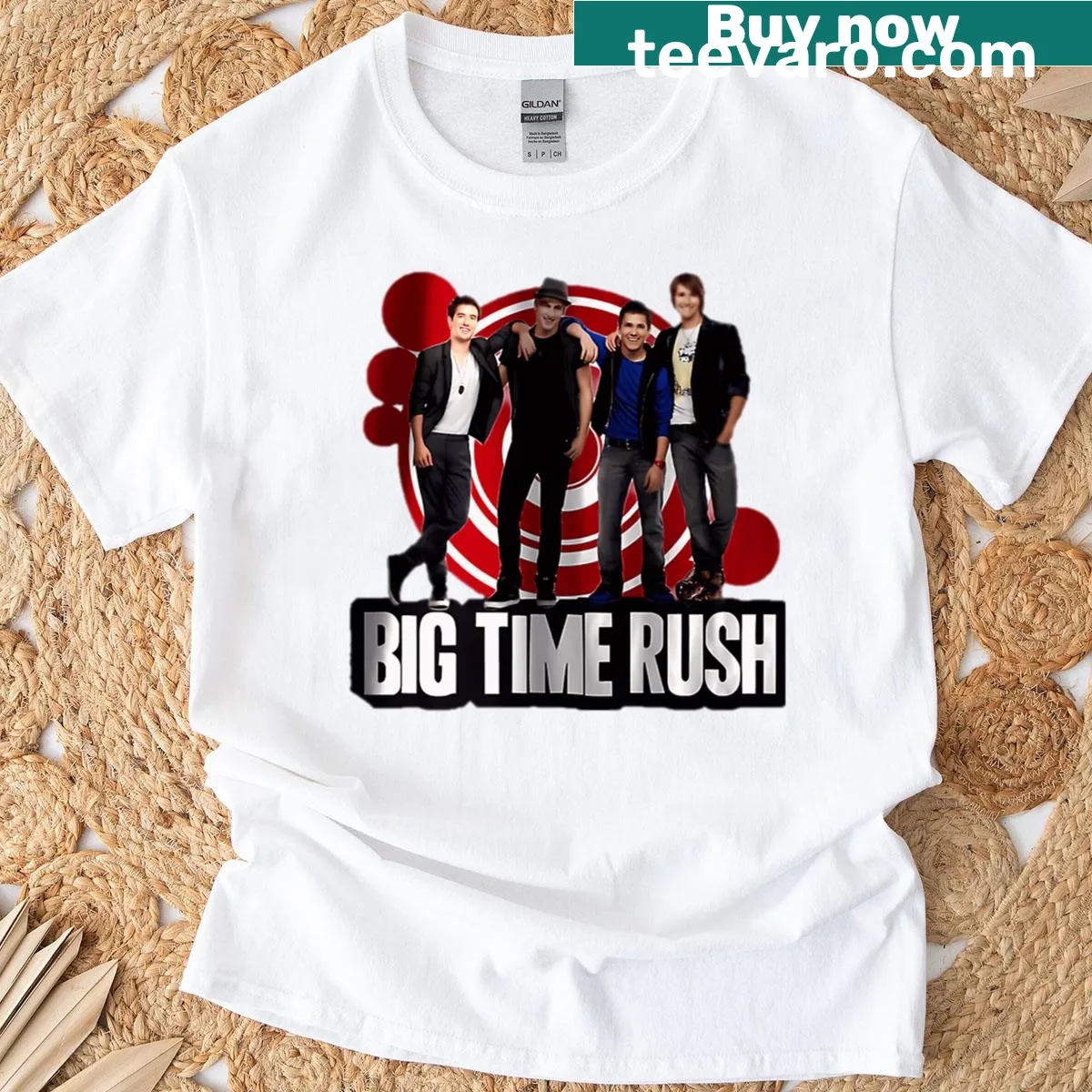 Vintage concert logo t-shirt for American band 2025 — on a men's t-shirt