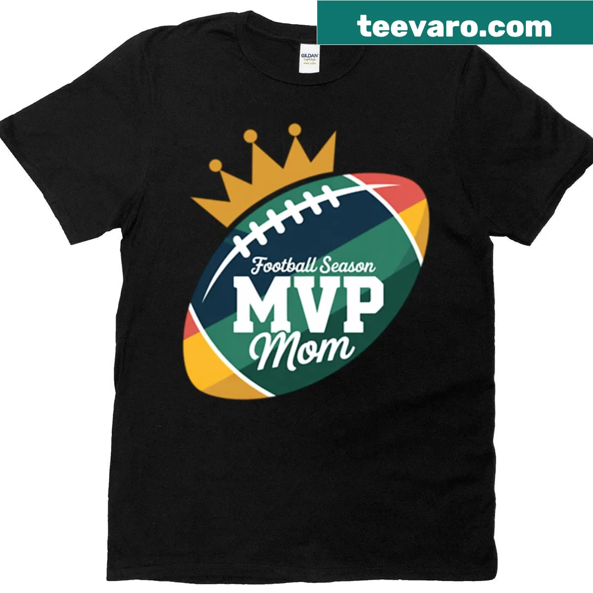 Supportive mom t-shirt with 'My Favorite Player Calls Me Mom' slogan — on a men's t-shirt