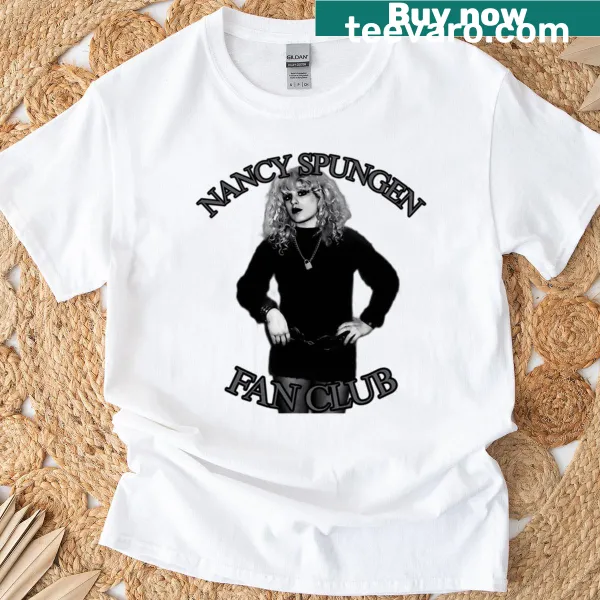 Nancy Spungen t-shirt featuring a tribute design