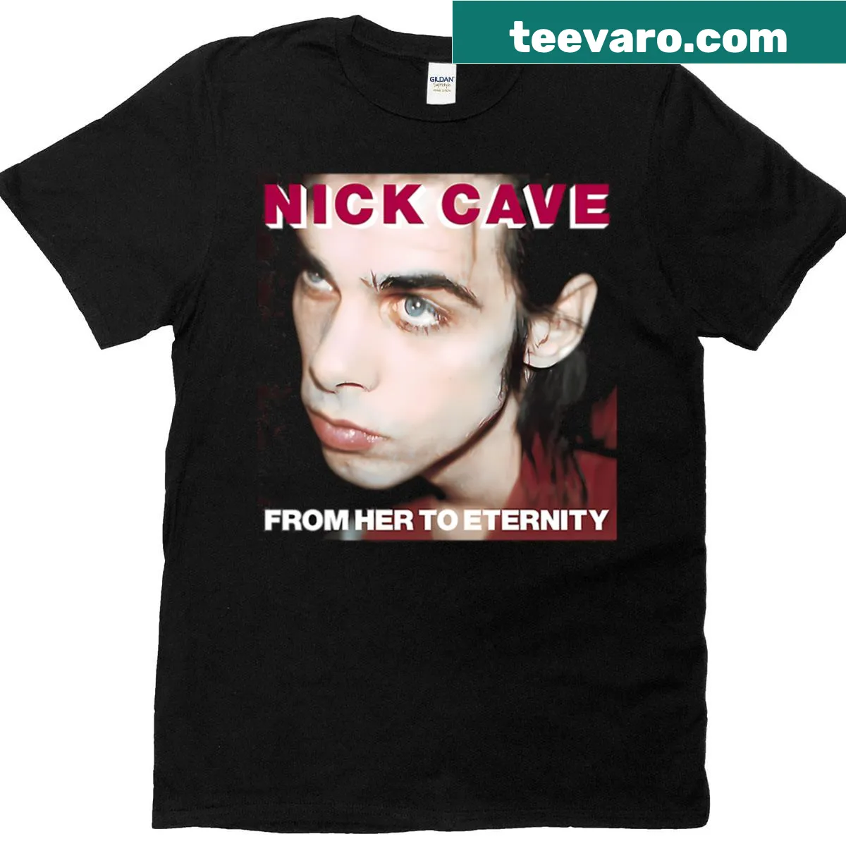 Vintage-style Nick Cave and The Bad Seeds T-shirt with iconic graphic — on a men's t-shirt