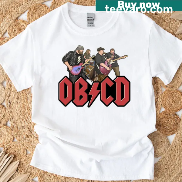 Badge-style t-shirt honoring the Obcd Fat Band
