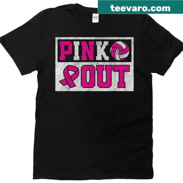 Breast cancer awareness T-shirt with pink ribbon design
