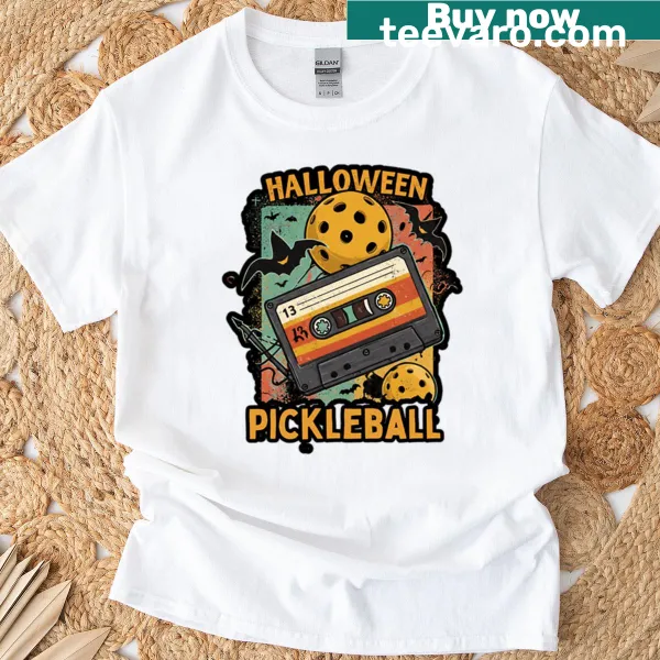 90s cassette tape graphic T-shirt with vintage distressed style