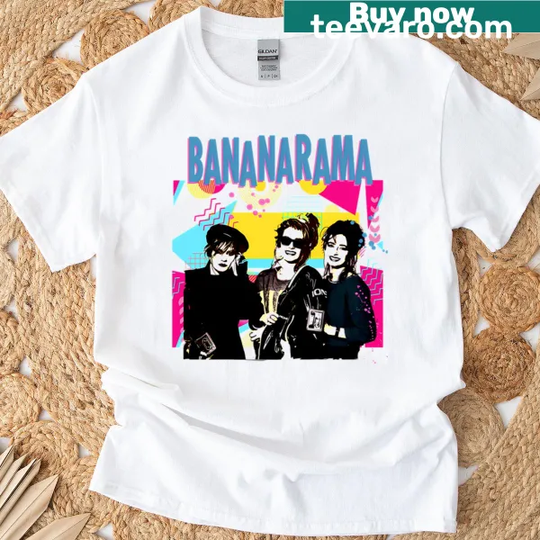 Vintage pop music T-shirt celebrating 90s style