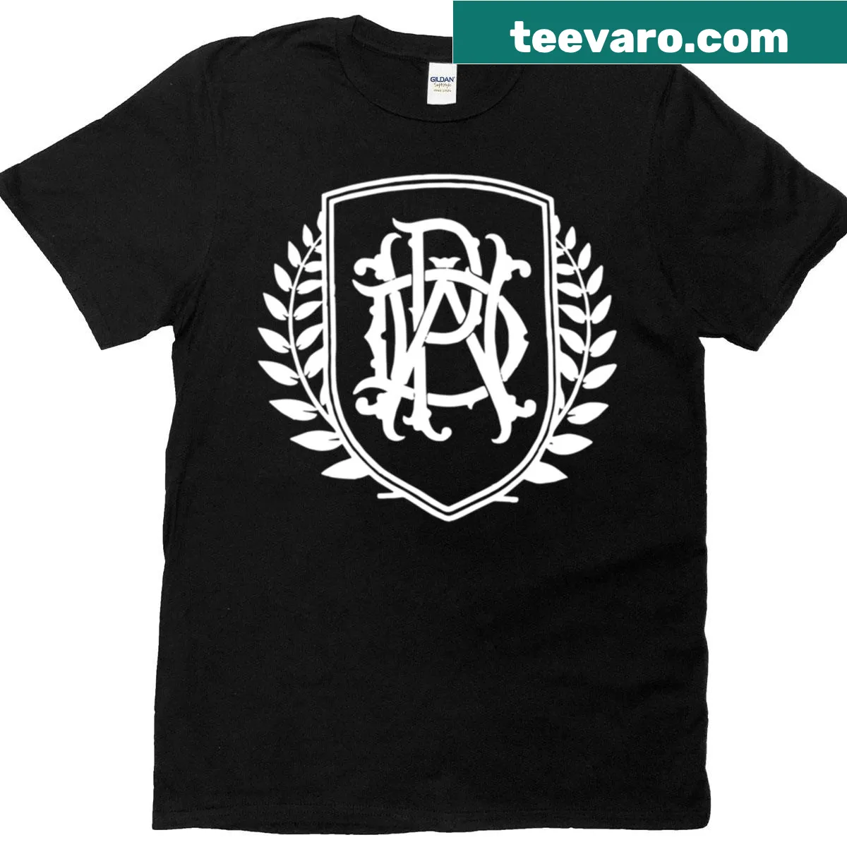 Vintage-style Parkway Drive band logo on a distressed T-shirt — on a men's t-shirt