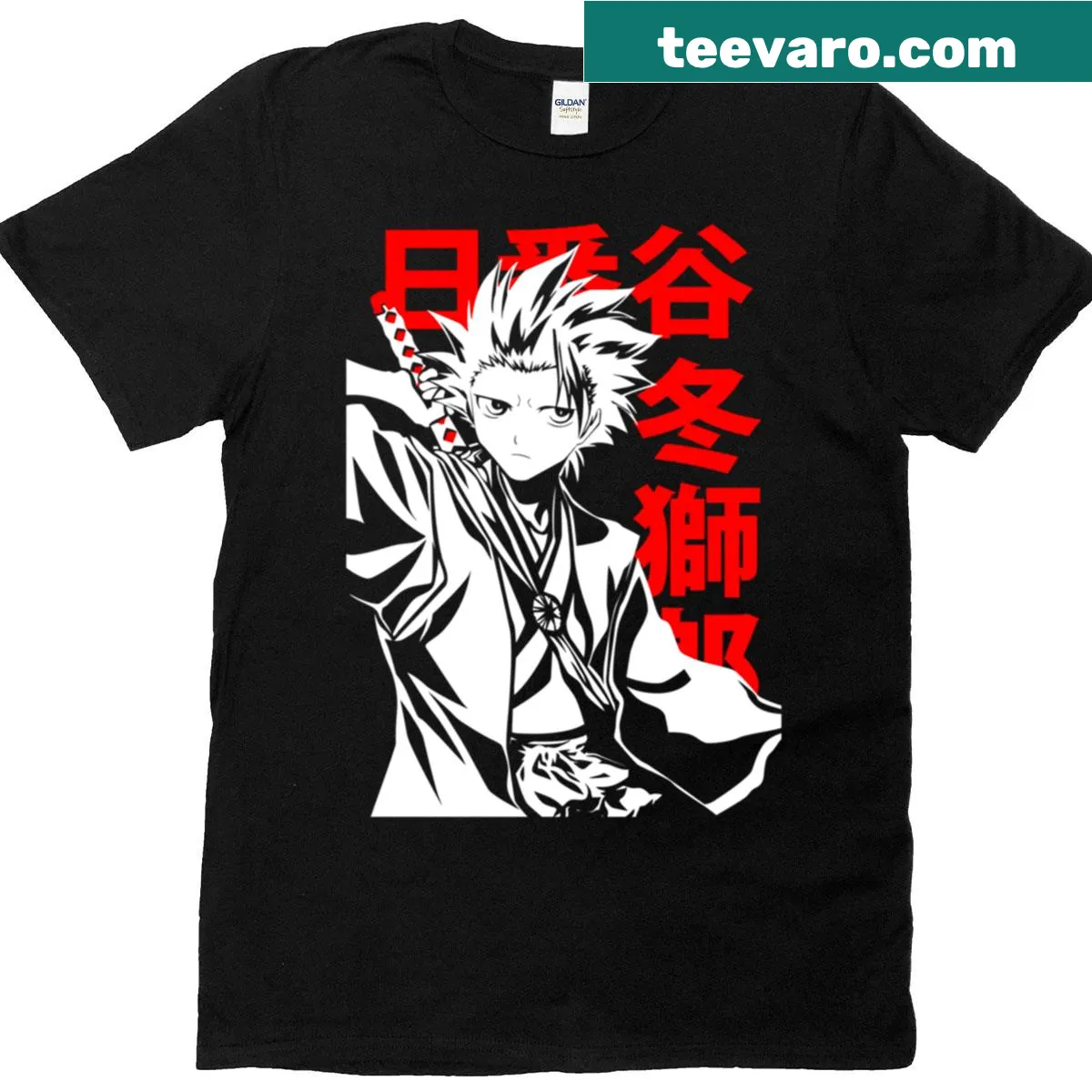 Typographic design featuring the words 'The Tenth Captain' on a T-shirt. — on a men's t-shirt