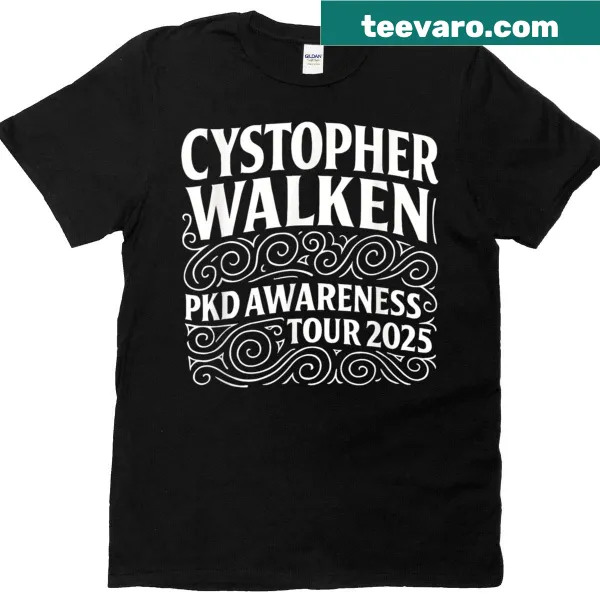 Minimalist T-shirt displaying 'The Ultimate PKD Tee' design.