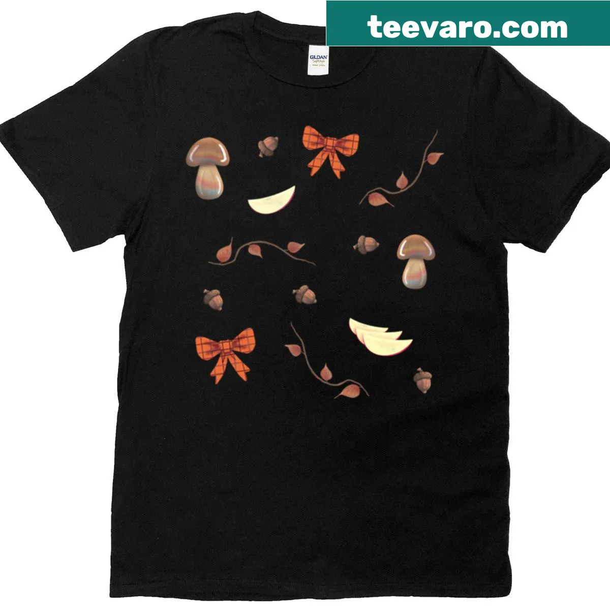 Vintage-inspired T-shirt with a haunting graphic reflecting spooky themes. — on a men's t-shirt