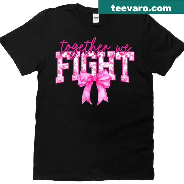 Breast cancer awareness t-shirt with supportive message
