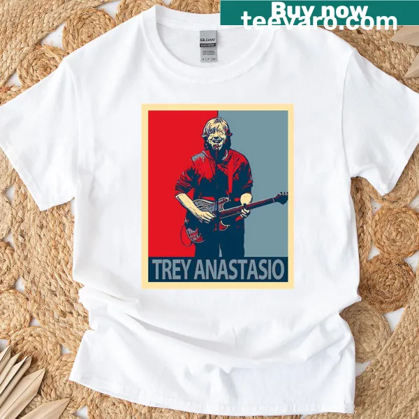 Illustrated T-shirt featuring Trey Anastasio's design.