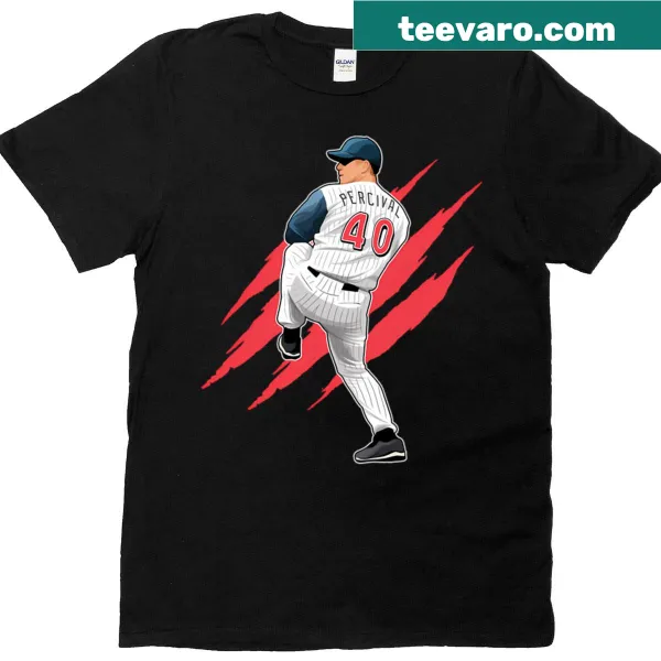 Tribute T-shirt featuring bold text honoring Troy Percival.