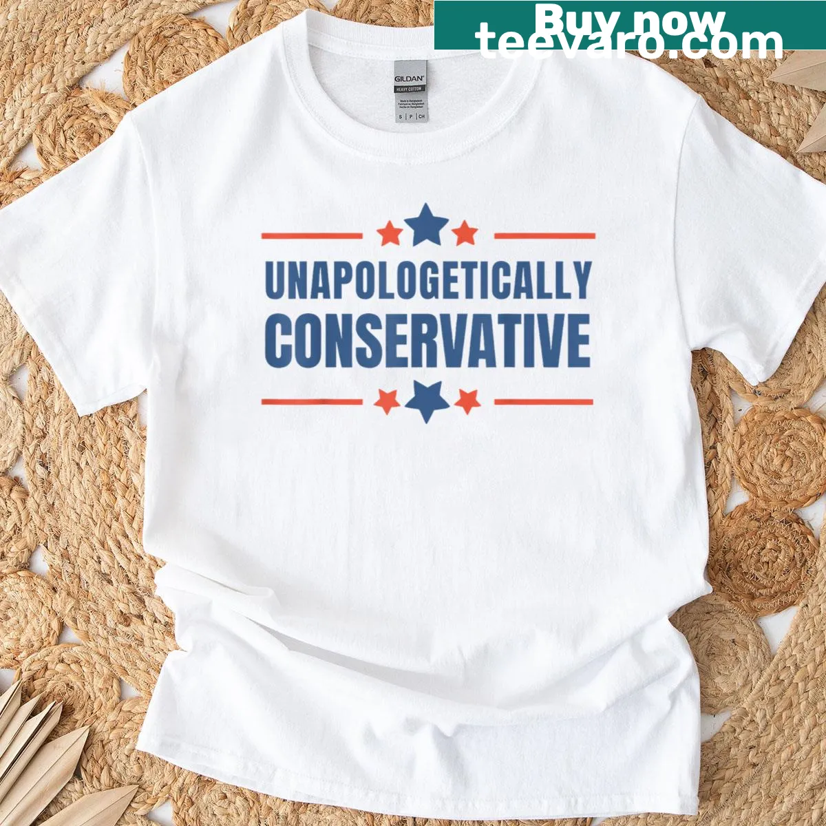 Patriotic freedom quote graphic T-shirt — on a men's t-shirt