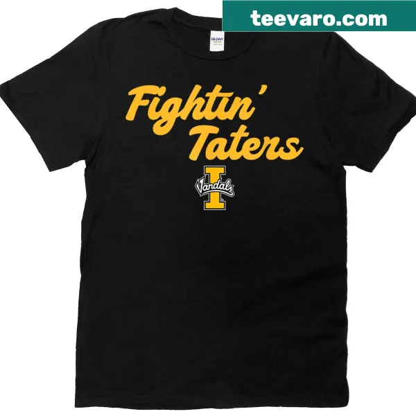 University Of Idaho Fightin Taters T-shirt featuring mascot illustration