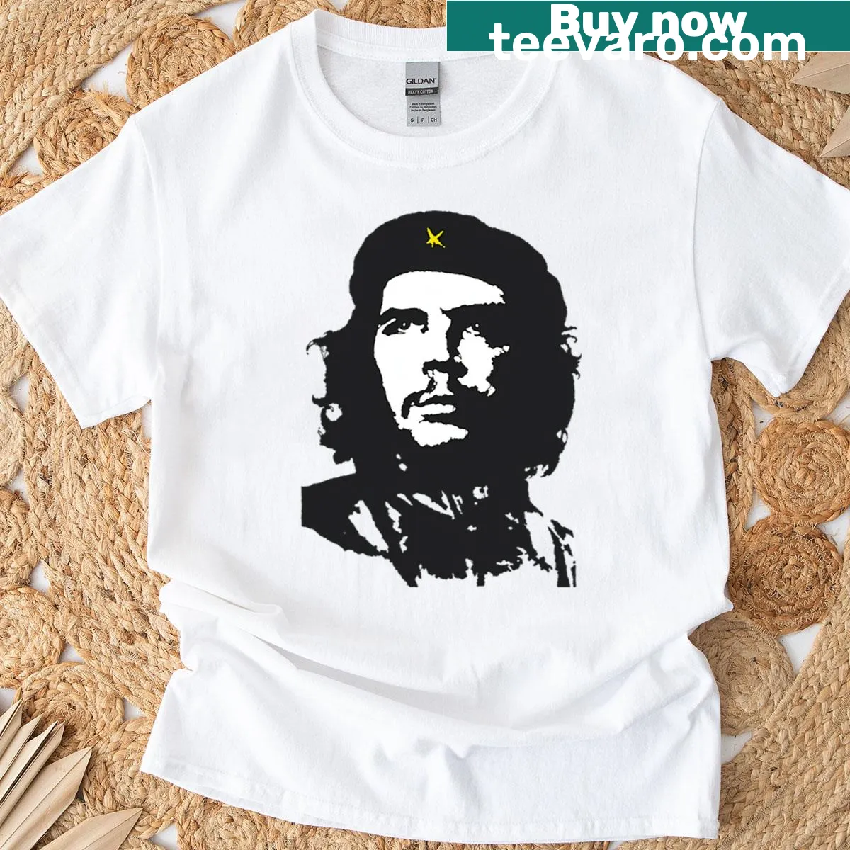 Vintage t-shirt honoring legendary political leaders and activists. — on a men's t-shirt