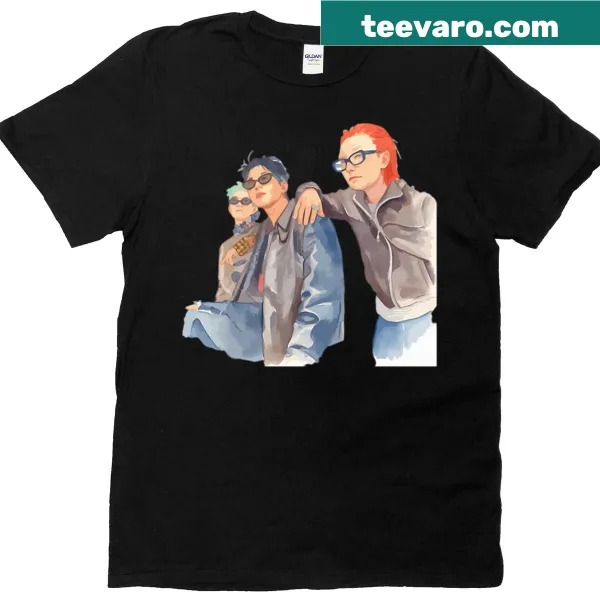 Watercolor band fan art T-shirt featuring Wave To Earth