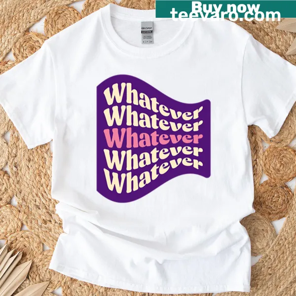 Retro wavy typography t-shirt with a playful message