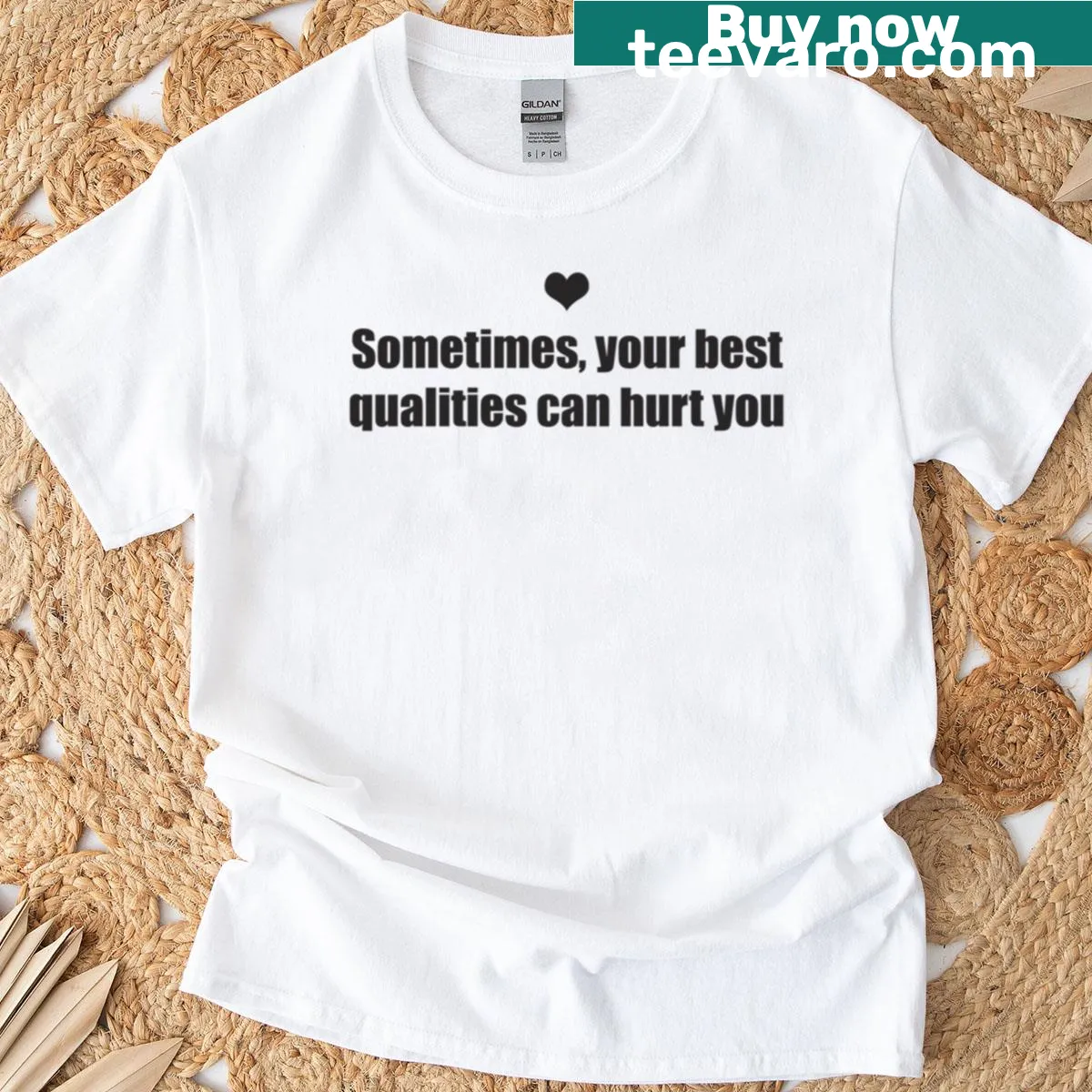 Inspirational quote t-shirt promoting self-awareness — on a men's t-shirt