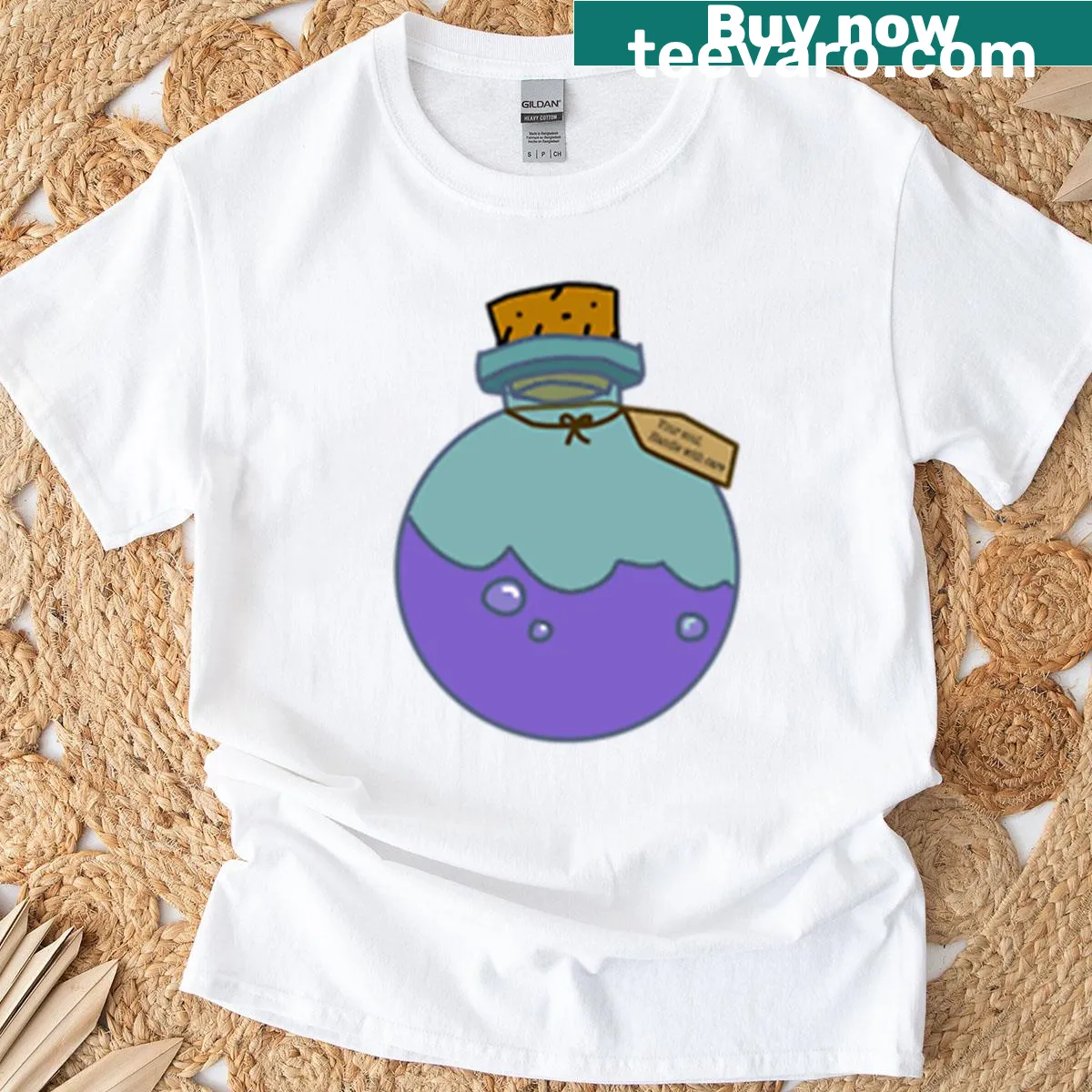 Typography shirt with 'Your Soul Handle With Care' saying — on a men's t-shirt