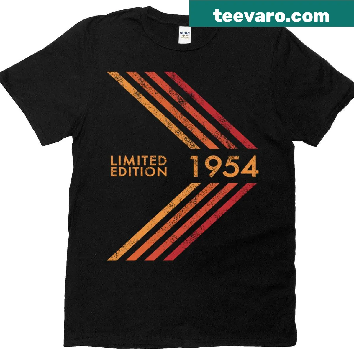Limited edition arrow shirt celebrating 1954 birthdays — on a men's t-shirt