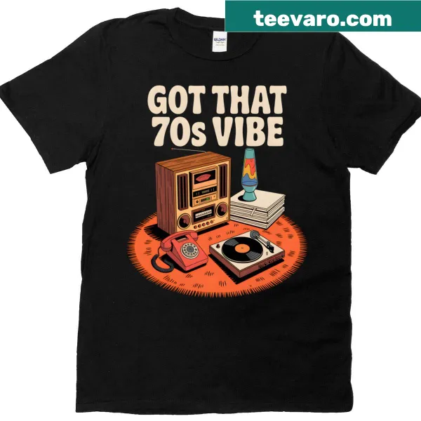 Nostalgic 70s reunion t-shirt with music and school themes