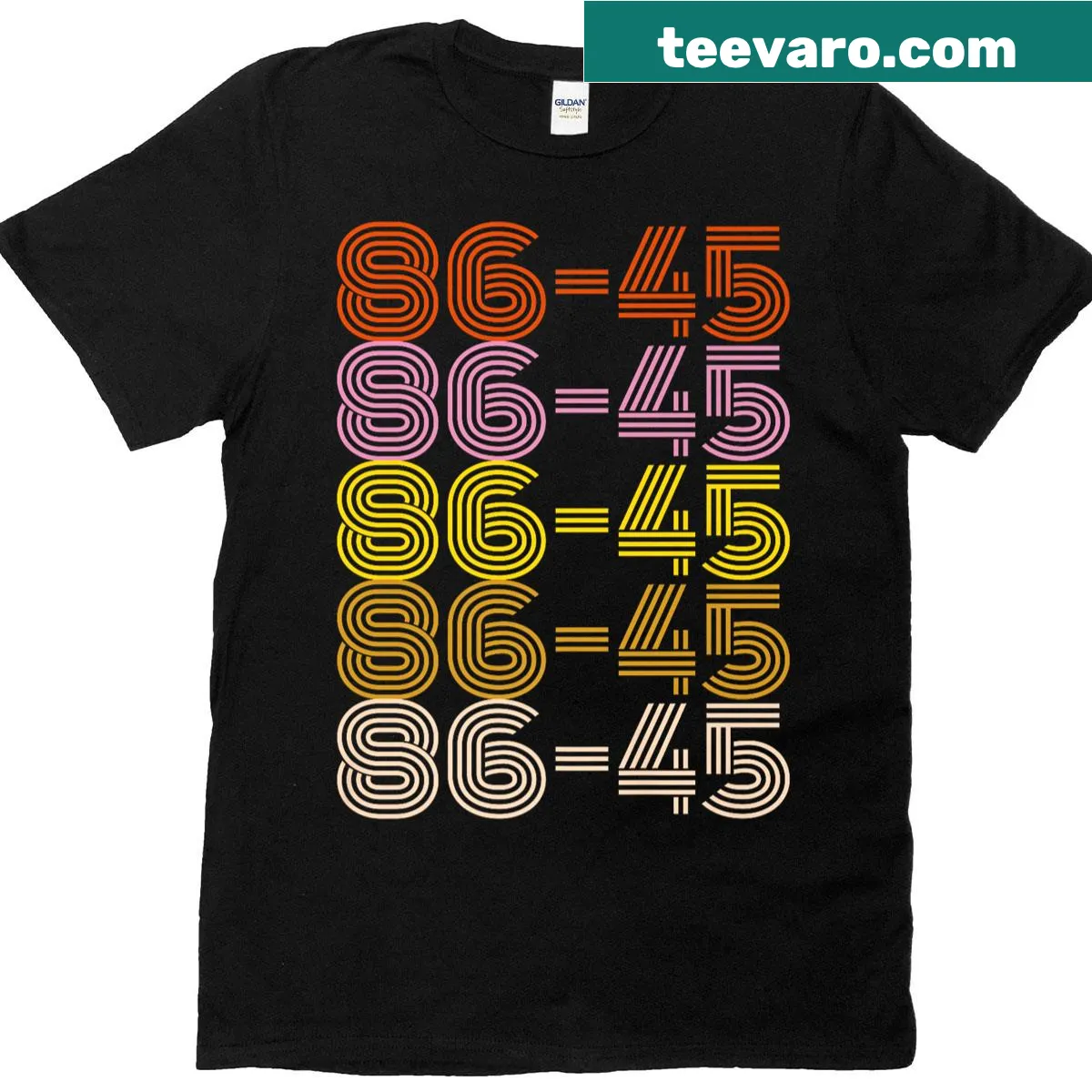 Vintage 80s inspired T-shirt with a retro design — on a men's t-shirt