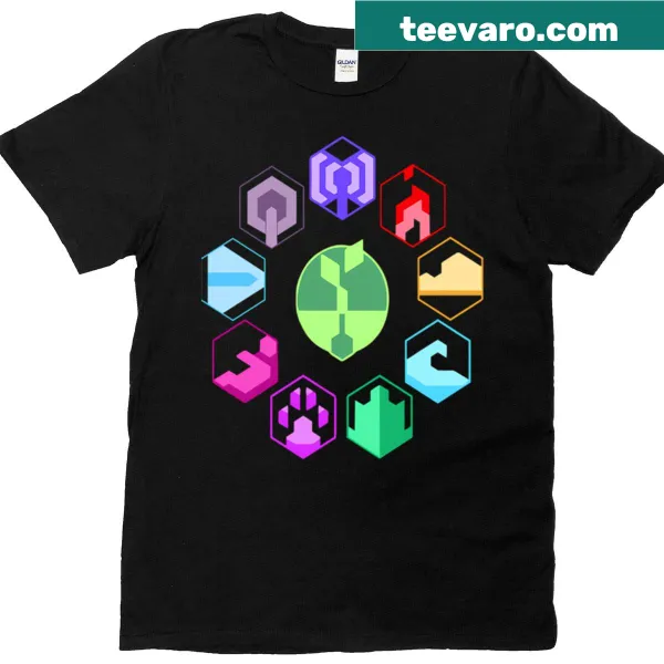 Horizon Zero Dawn themed T-shirt with game symbols