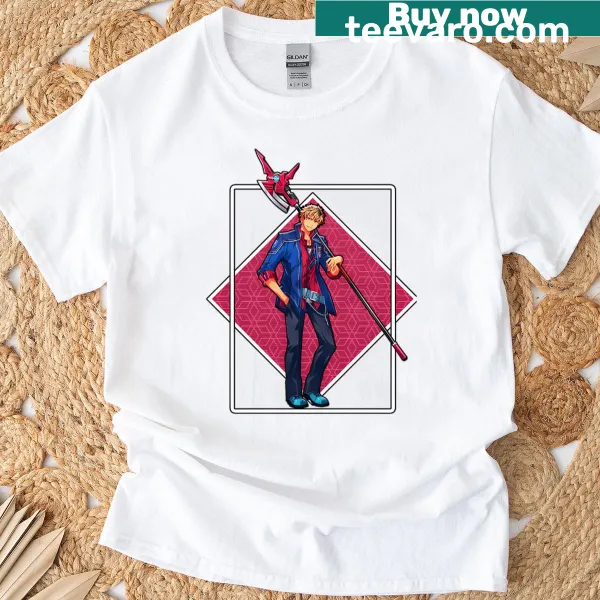 Vintage anime action comedy movie t-shirt with humorous graphic