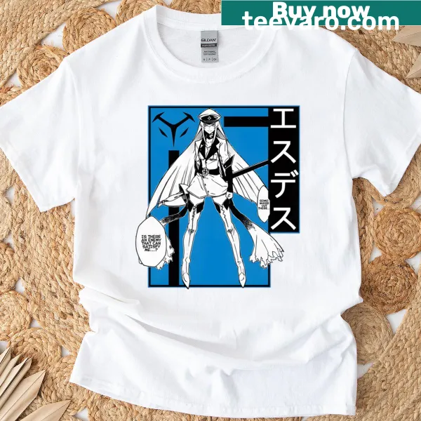 Vintage anime-themed T-shirt with humorous action manga design