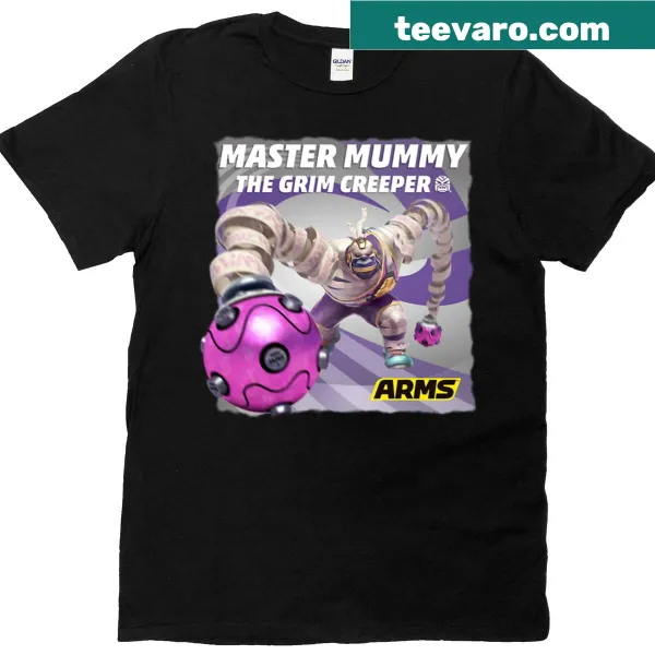 Grim Creeper illustration T-shirt with spooky theme