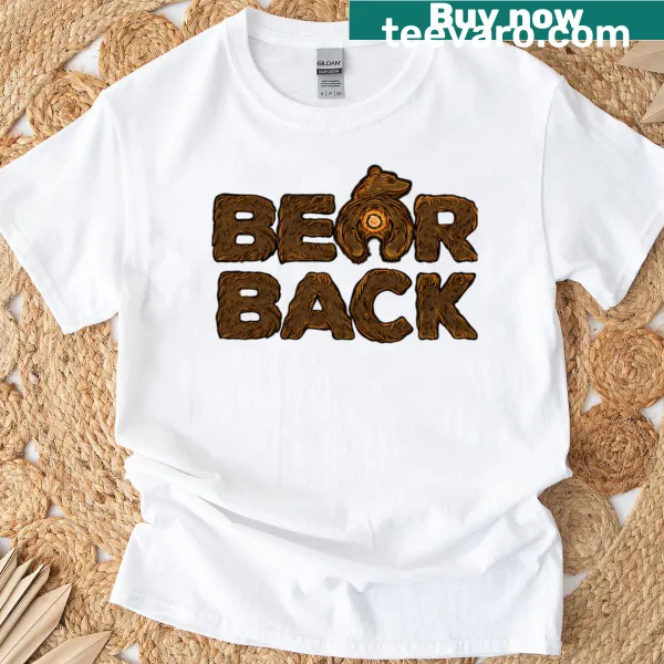 Minimalist Bearback logo graphic on T-shirt