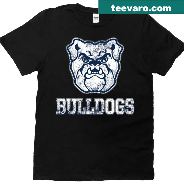 Vintage distressed Butler Bulldogs icon T-shirt for students