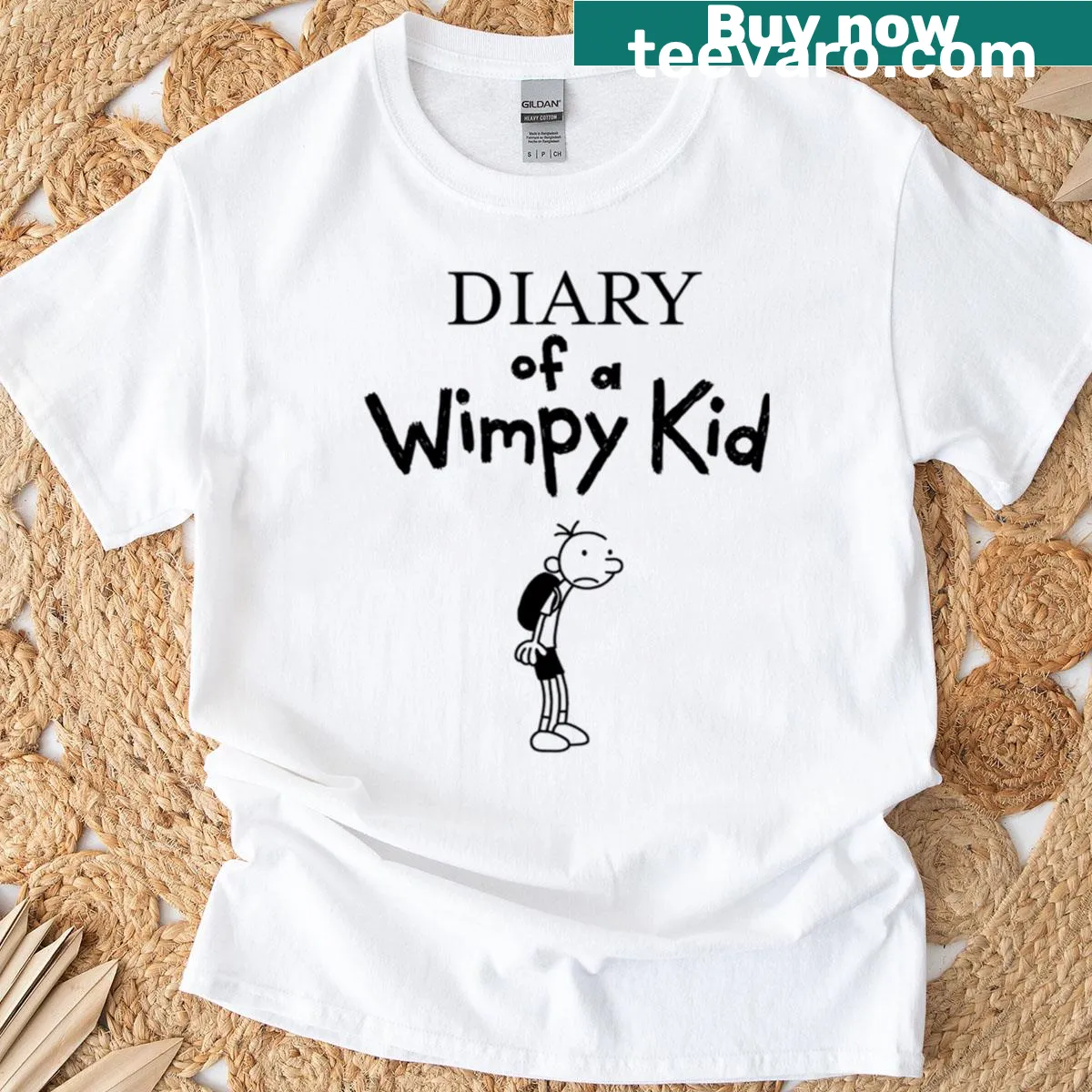 Vintage t-shirt featuring a funny kids' cartoon logo and meme references — on a men's t-shirt
