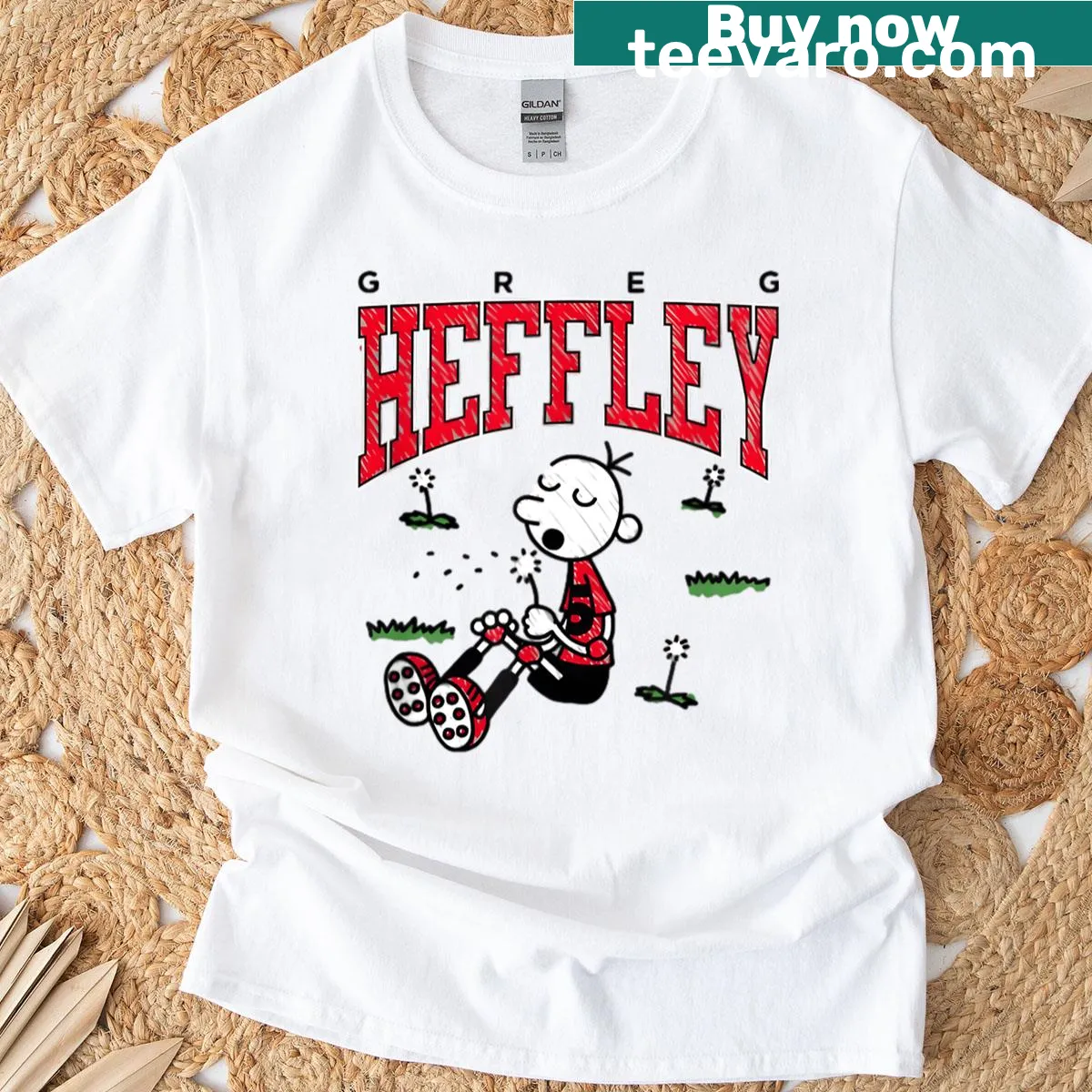 Vintage t-shirt featuring a funny cartoon logo and movie memes for kids — on a men's t-shirt