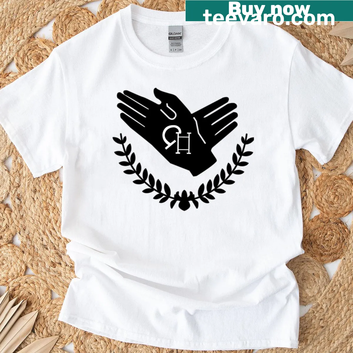 T-shirt featuring Ch Postal Company logo from Violet Evergarden — on a men's t-shirt