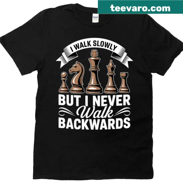 Chess Tournament Souvenir t-shirt featuring a chess board graphic and bold text