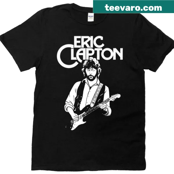 Eric Clapton logo on a retro T-shirt